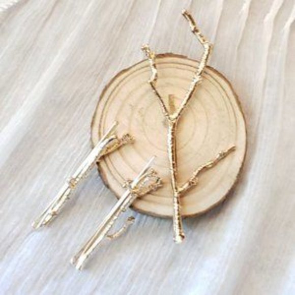 Anthropologie Little Twig Hair Pins Clips - Picture 2 of 4